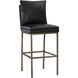 Paige 44.5 inch Bravo Black Barstool
